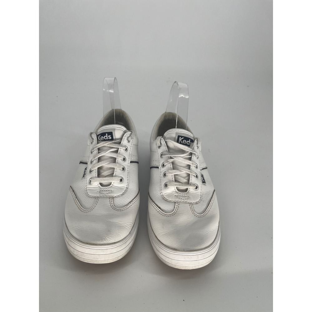 Keds Courty Leather‎ Low Top Sneaker Women 7 White Retro Y2K Classic Minimalist